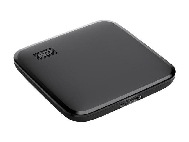 WD, Elements SE, Portable SSD, 2TB, USB 3.0, Black 