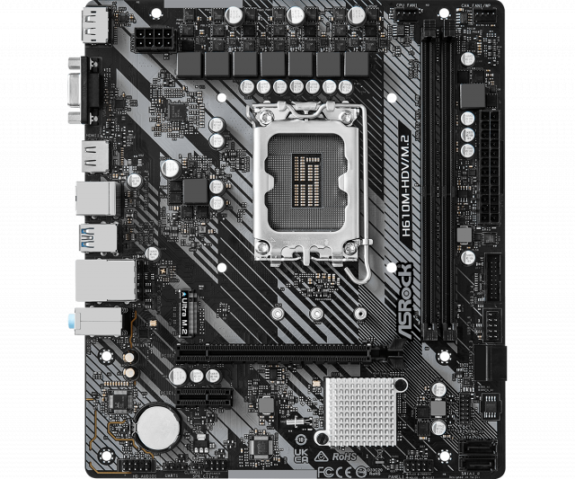 Motherboard ASRock H610M-HDV/M.2 R 2.0, LGA1700, DDR4, mATX 