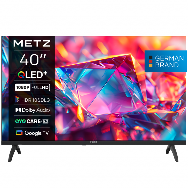 Телевизор METZ 40" 40MQH7030Z QLDE+ FHD(1920x1080), GoogleTV, Клас E 