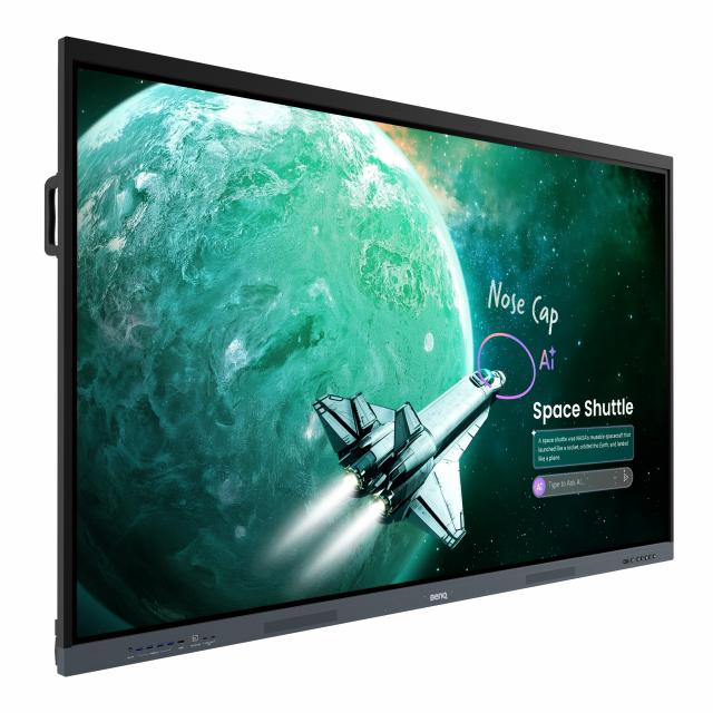 Интерактивен дисплей BenQ RE6505E 75",UHD 3840 × 2160 (4K) ,450:1,20W × 2 , Android 16 