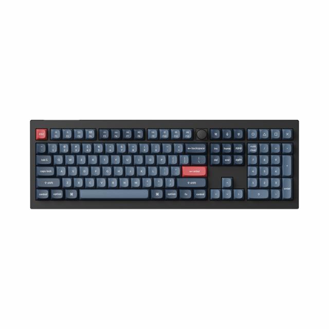 Mechanical keyboard Keychron V6 MAX QMK Carbon Black - Wireless, Full-Size 
