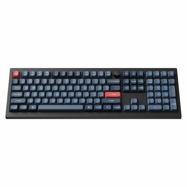 Mechanical keyboard Keychron V6 MAX QMK Carbon Black - Wireless, Full-Size 