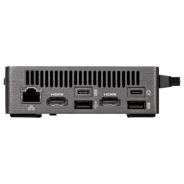 Мини настолен компютър Gigabyte BRIX BRU5-225H, Intel Core Ultra 5 225H, 2 x SO-DIMM DDR5, 2 x M.2 SSD, Wi-Fi 7 + BT 5.4 
