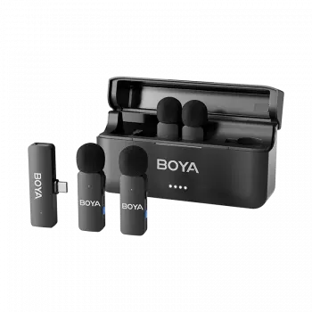 Безжична микрофонна система BOYA BY-V4U - USB-C