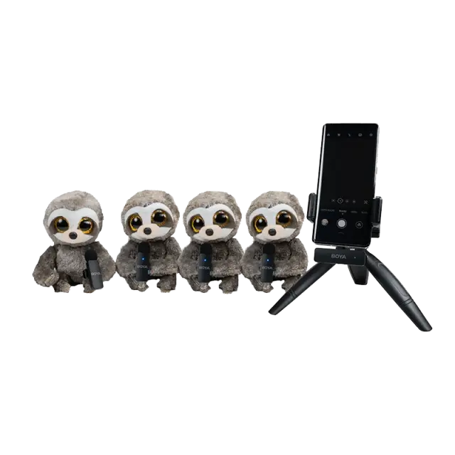 Безжична микрофонна система BOYA BY-V4U - USB-C 