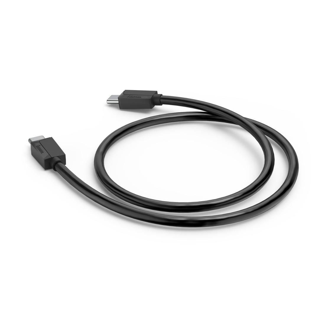 HAMA Кабел USB-C, E-Marker, USB 3.2 Gen2, 10 Gbit/s, 5 A, 100 W, 200787