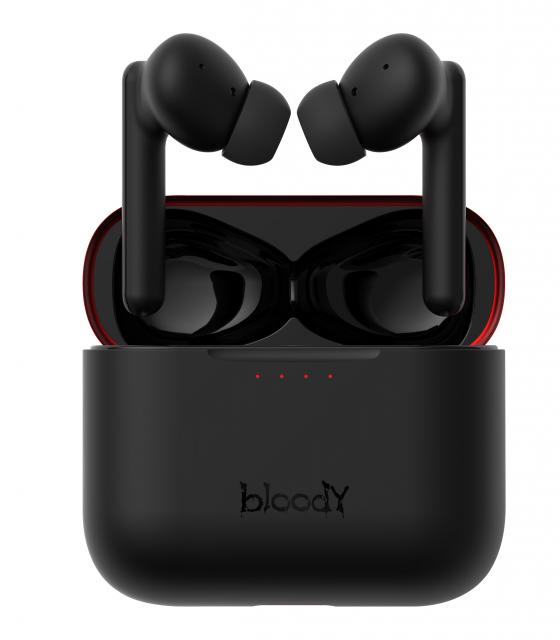 Блутут гейминг слушалки A4TECH Bloody M90, TWS,ANC, Черен