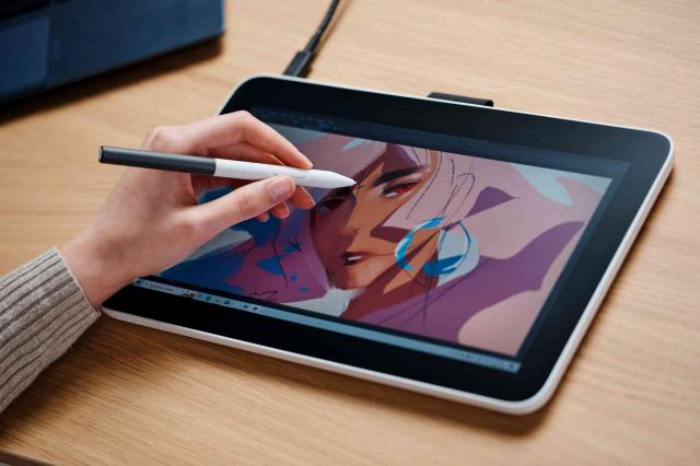 Графичен таблет Wacom one 12 pen display, 11.6", Бял 