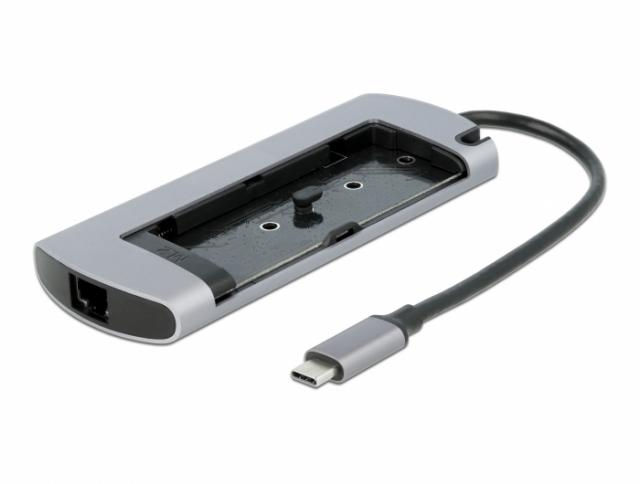 Delock USB Type-C™ Docking Station with M.2 Slot - 4K HDMI / USB / LAN / PD 3.0 