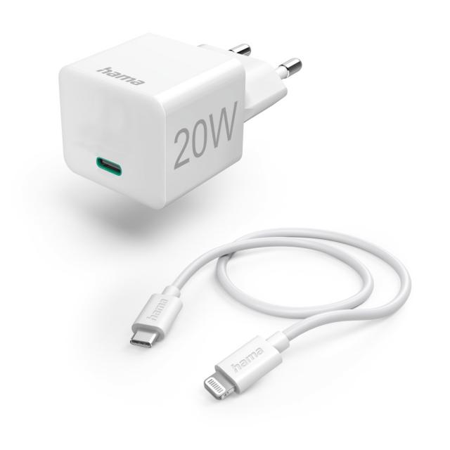 Hama Fast Charger with Lightning Charging Cable, 201620 