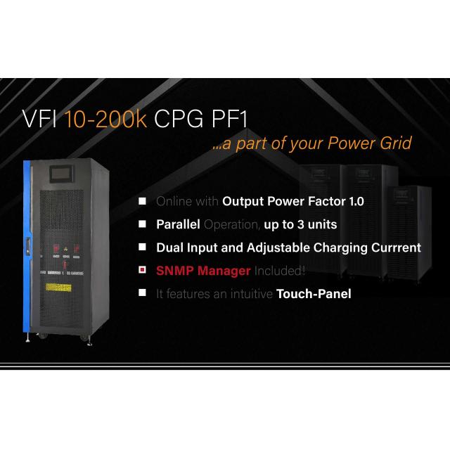 UPS POWERWALKER VFI 20K CPG PF1 3/3 BI (с включена SNMP карта) 