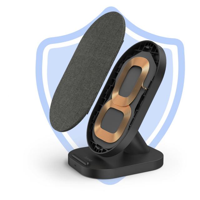 Hama "QI-FC10S-Fab" Wireless Charger, 10 W, 201685 