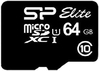 Memory card Silicon Power Elite, 64GB, Micro SDHC/SDXC, UHSI, SD Adapter