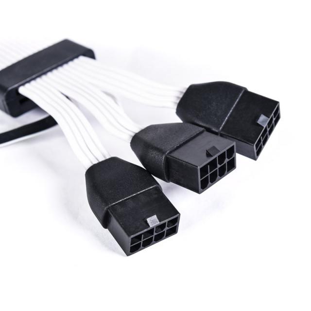 Extension cable Lian Li Strimer Plus V2 16-Pin 12VHPWR to 3x8-Pin for RTX 40-Series, 108 LED 
