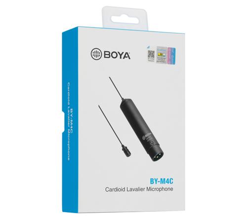 BOYA Lavalier Microphone BY-M4C, XLR 