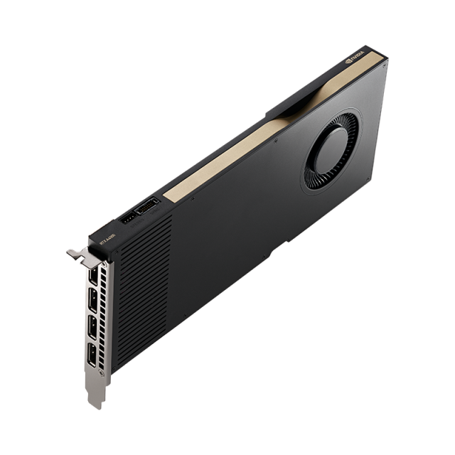 Graphic card PNY VCNRTXA4000-PB, RTX A4000, 16GB, PCIE 4.x16, DisplayPort 1.4 (4), adapter 