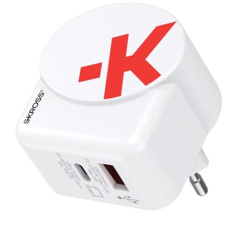Skross Euro USB Charger AC65PD, USB-A, USB-C 