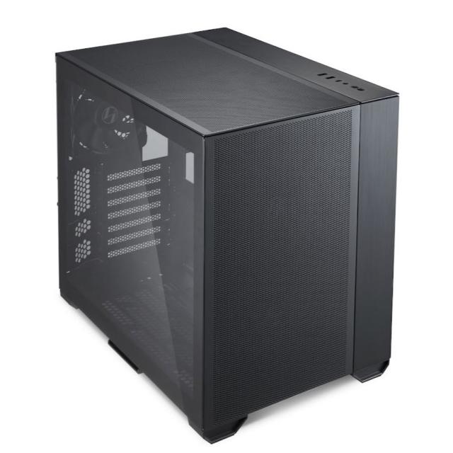 Кутия Lian Li O11 Air Mini Tower, Tempered Glass, Черна 