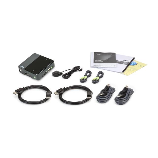 KVM превключвател ATEN CS782DP, 2-портов 
