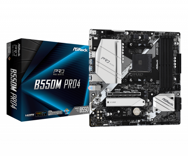 Motherboard ASRock B550M Pro4, AM4 