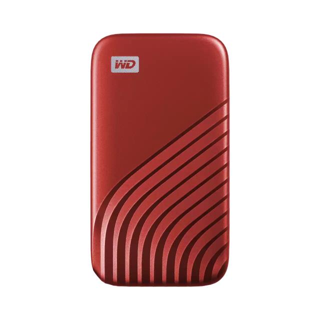 External SSD WD My Passport, 1TB, USB 3.2 Gen 2 Type-C, Red