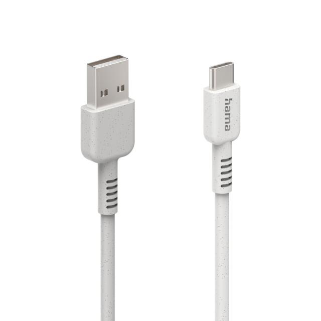 Hama "Eco" Charging Cable, USB-A - USB-C, 1 m, 187281 