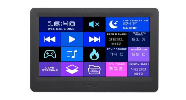 Команден панел G.SKILL WigiDash, 7", USB 