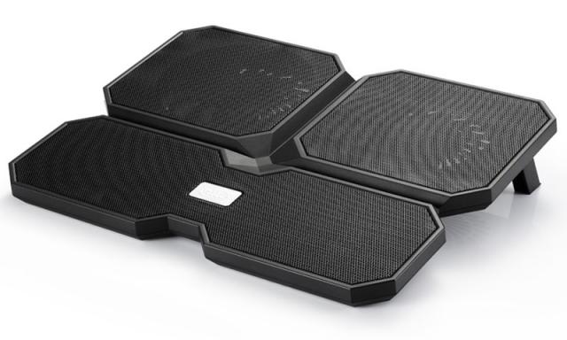Notebook Cooler DeepCool Multi Core X6, 15.6", 2x140+100 mm, Black 