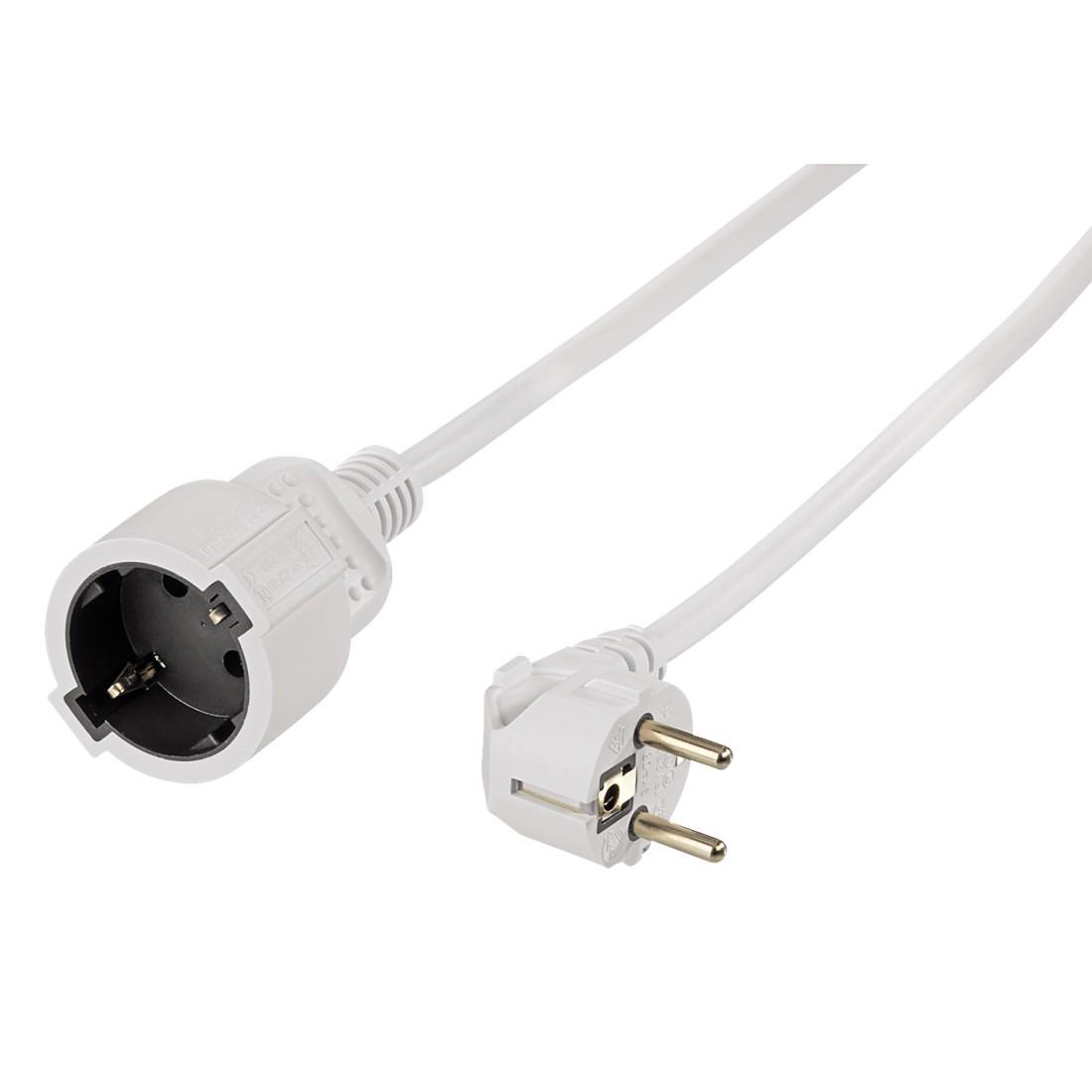 Удължителен захранващ кабел HAMA 110862, Euro Plug, 3 m, Бял