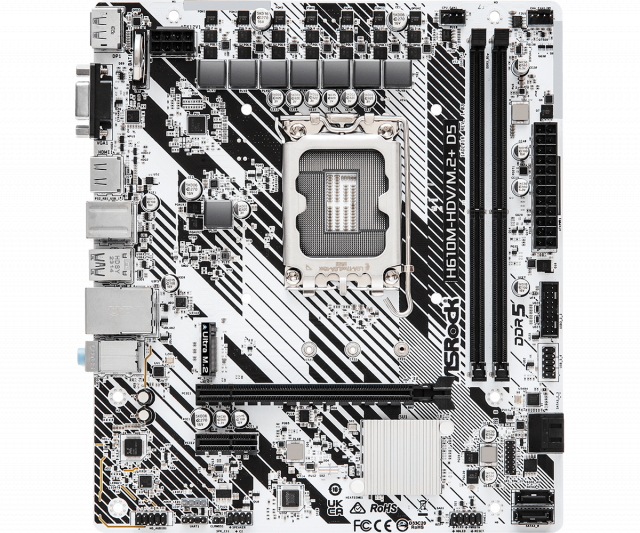 Motherboard ASRock H610M-HDV/M.2+ D5 LGA1700 