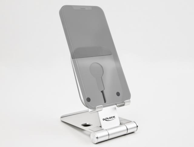 Delock Smartphone Stand Holder adjustable for MagSafe aluminium 