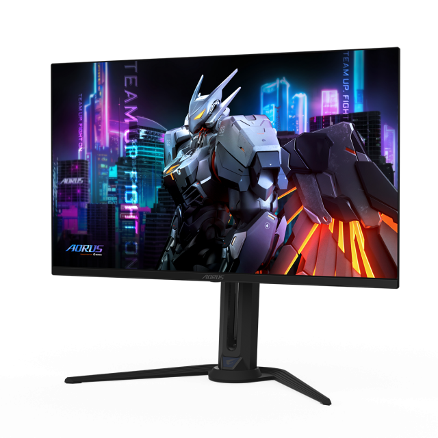 Гейминг монитор GIGABYTE AORUS FO32U2, 31.5" QD-OLED, 4K UHD, 240Hz, 0.03ms, Vesa ClearMR 13000, HDR 400, KVM 