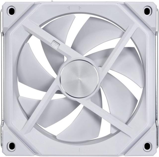 Вентилатор Lian Li Uni Fan REVERSE SL V2, 120mm, ARGB, Бял 