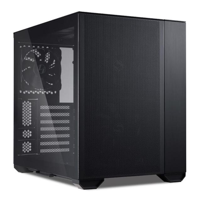 Кутия Lian Li O11 Air Mini Tower, Tempered Glass, Черна 