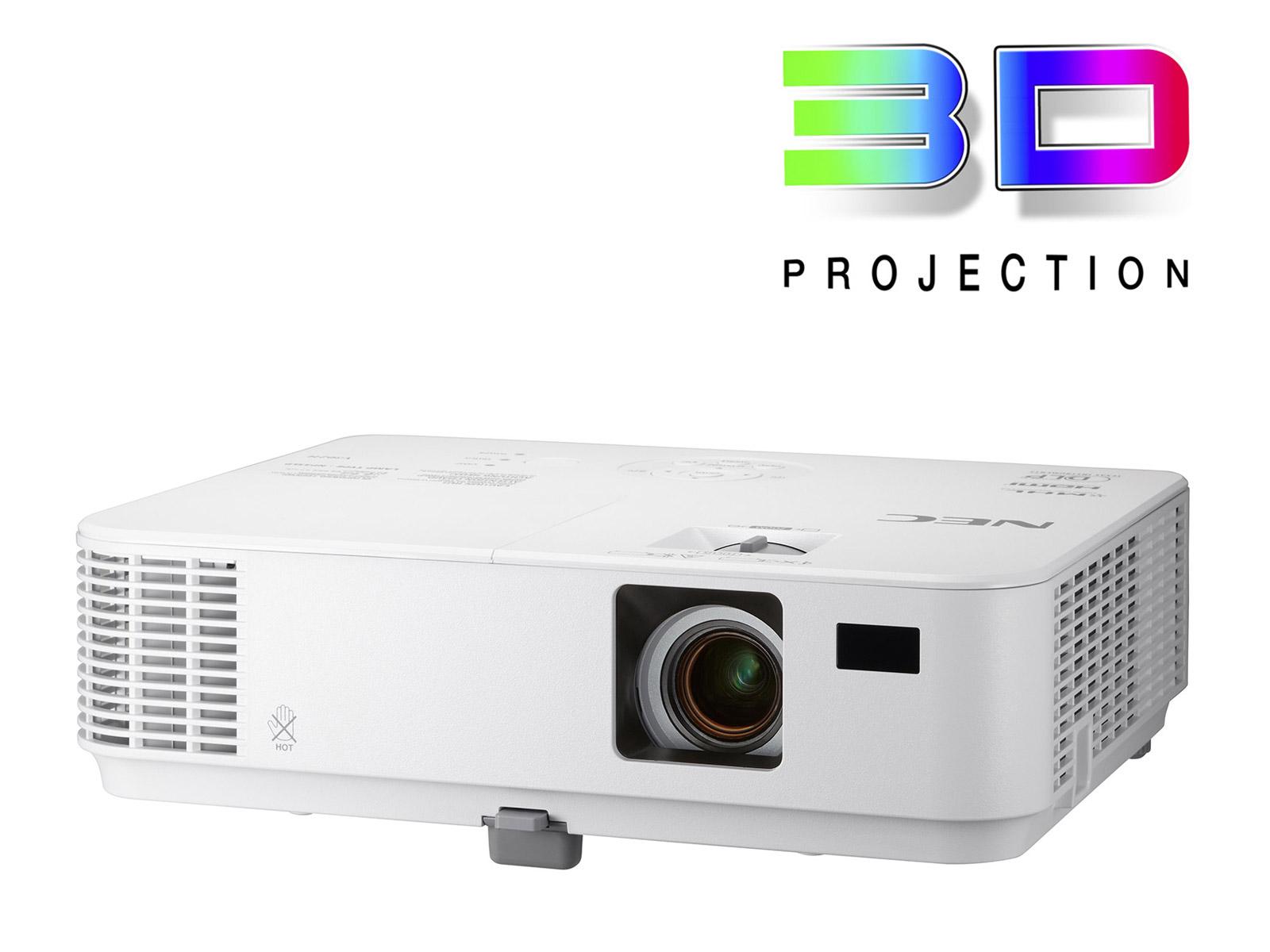 Видеопроектор NEC V302W,  WXGA 1280 x 800, 3000 ANSI, 3D Ready, DLP
