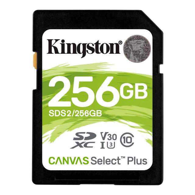 Карта памет Kingston Canvas Select Plus SD 256GB 