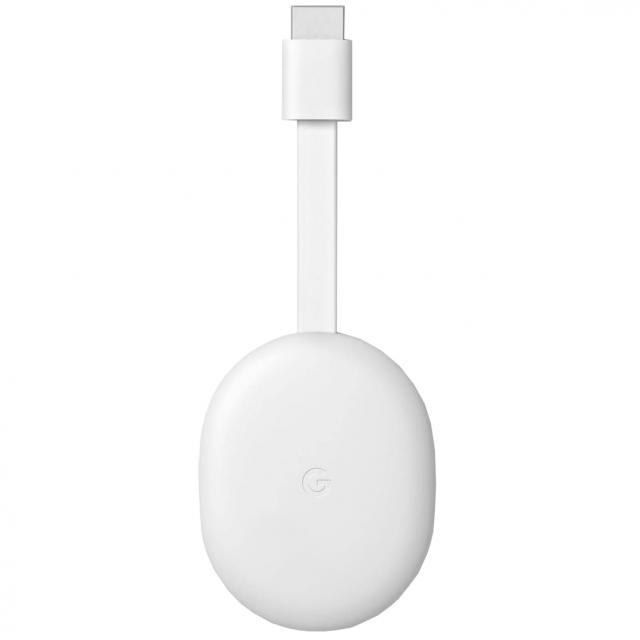 Мултимедиен плеър Google Chromecast with Google TV, HDMI,4K, Бял 