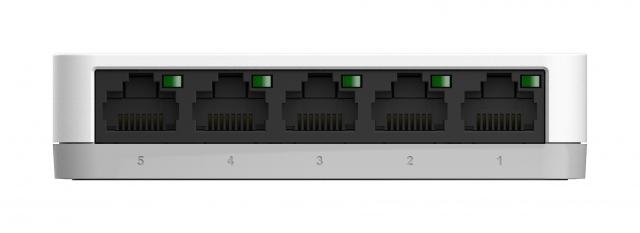 Суич D-Link GO-SW-5G, 5 портов 10/100/1000, Gigabit, Desktop 