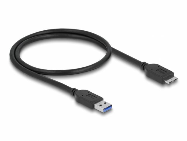 Четец за CFast карти DeLock, 5 Gbps, Черен 