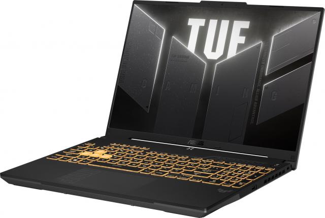 Лаптоп ASUS TUF Gaming F16 FX607VJR-TU307 - 16" IPS FullHD+, Intel Core 7 230H, 16GB DDR5, 512 GB SSD, RTX 3050 6GB GDDR6 