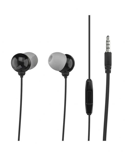 Слушалки  с микрофон MAXELL PLUGZ черна 