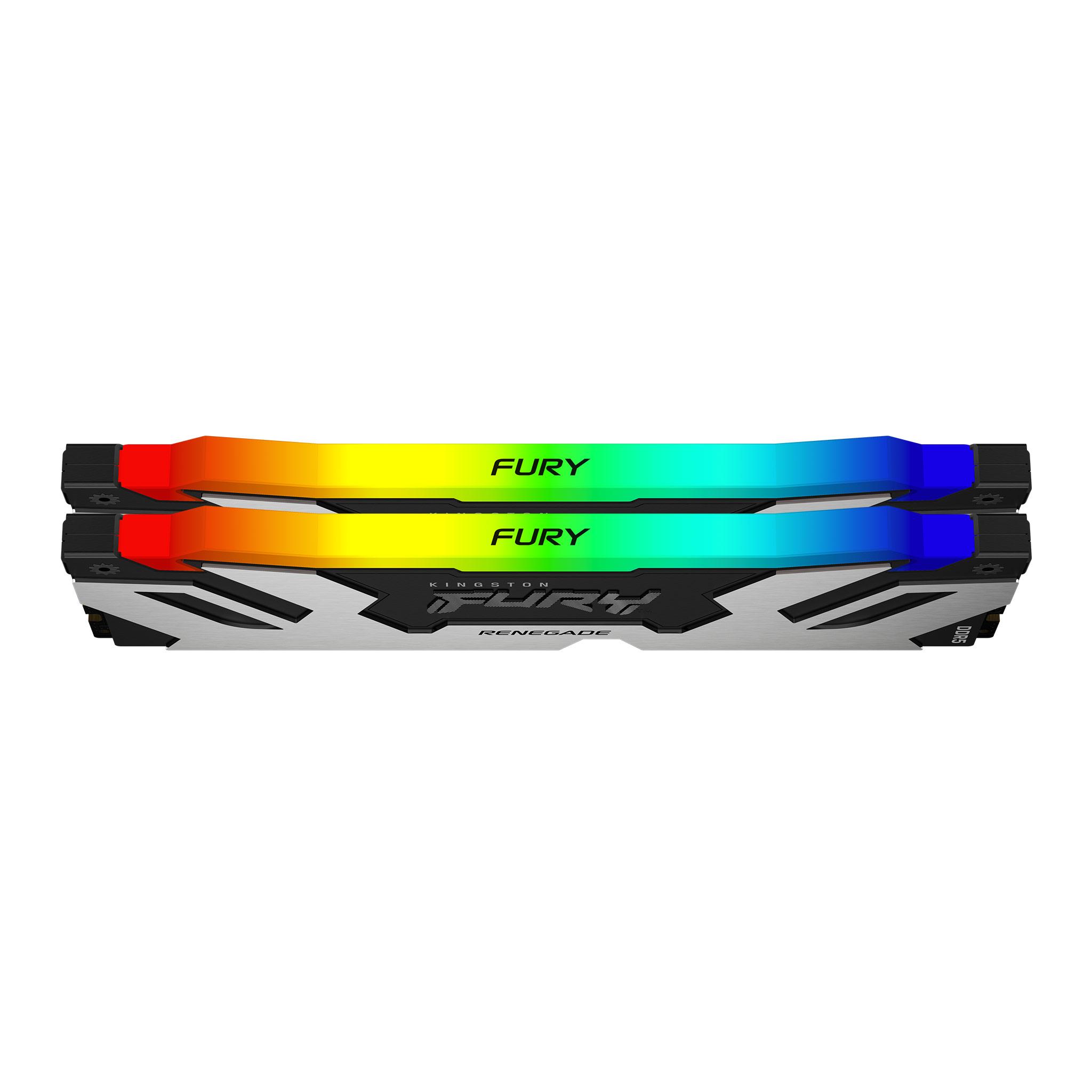Памет Kingston Fury Renegade Silver/Black RGB 32GB(2x16GB) DDR5 7200MHz CL38