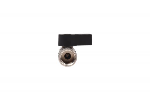 Alphacool 2-way ball valve G1/4 - Chrome 