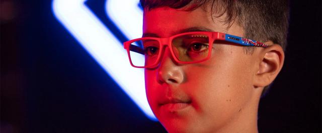 Детски компютърни очила GUNNAR Cruz Kids Large, Spider-Man Edition, Amber 