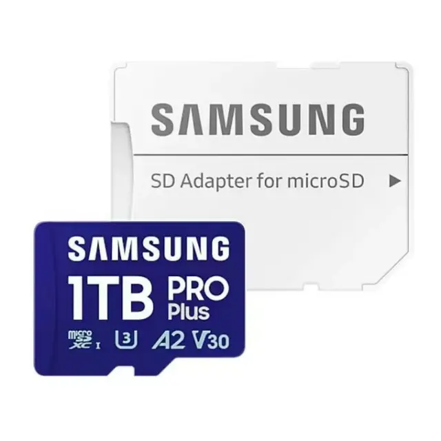 Карта памет Samsung PRO, microSDXC, UHS-I, 1T, Адаптер 
