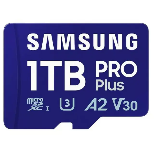 Карта памет Samsung PRO, microSDXC, UHS-I, 1T, Адаптер 