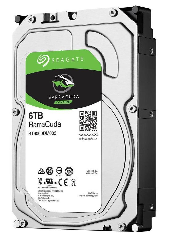 Хард диск SEAGATE BarraCuda, 6TB, 256MB, 5400 rpm, SATA 3, ST6000DM003