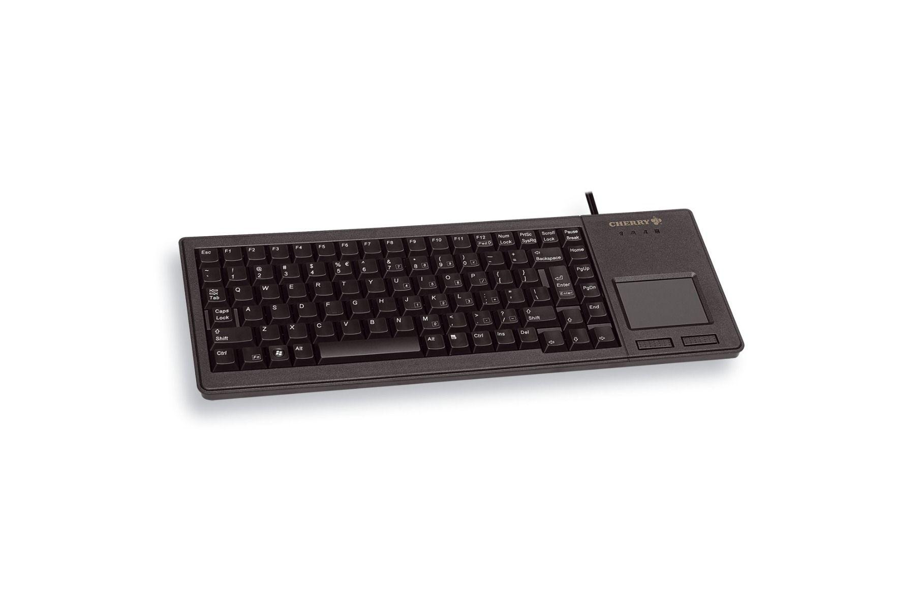 Жична индустриална клавиатура CHERRY G84-5500 XS с тъч пад, черна