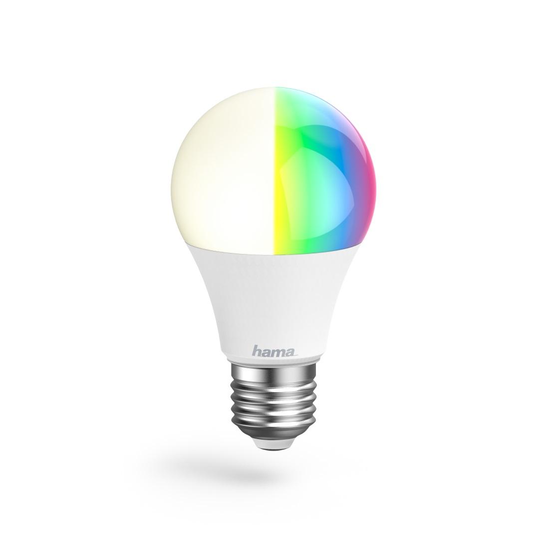 Димираща RGB крушка HAMA WiFi-LED, 10W, E27, 806 lm