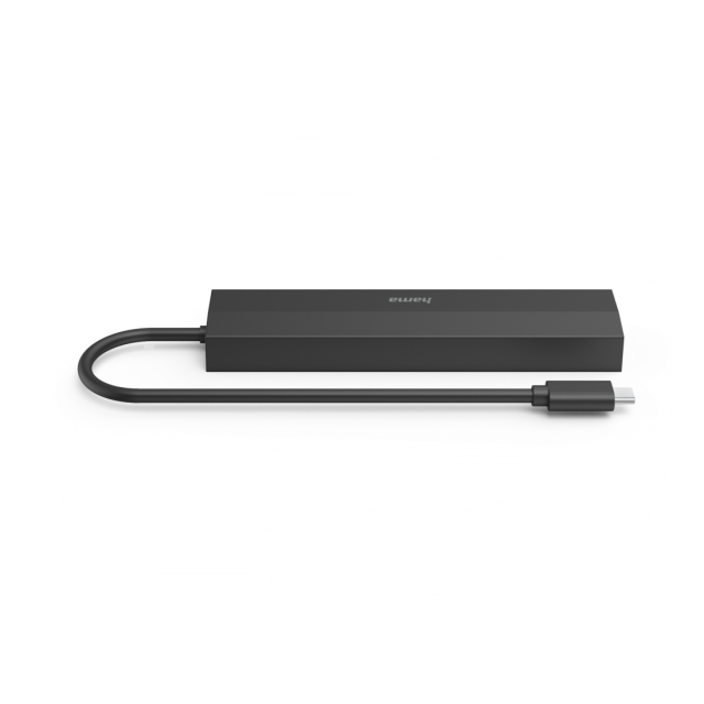 USB-C хъб HAMA, мултипорт, 6 порта, 3 x USB-A, USB-C, HDMI, LAN/Ethernet 